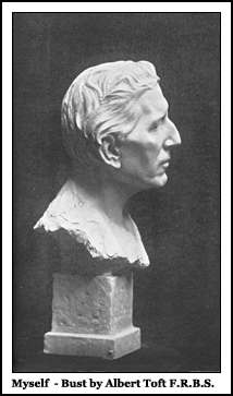 Robert Henderson Bland -Portrait bust by Albert Toft F.R.B.S.