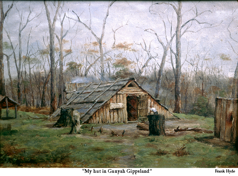Front of Australian Bush Hut