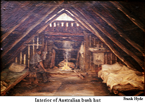 Interior of Australian Bush Hut